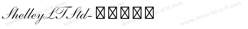 ShelleyLTStd字体转换
