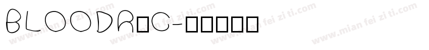 BLOODRAC字体转换
