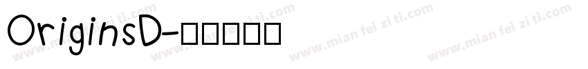 OriginsD字体转换