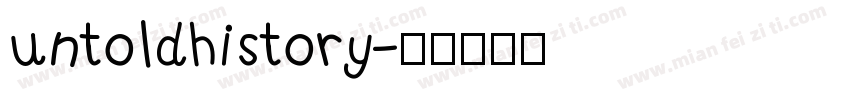 untoldhistory字体转换