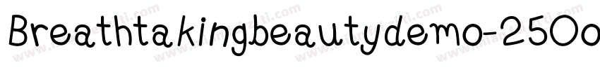 Breathtakingbeautydemo-25Oo字体转换