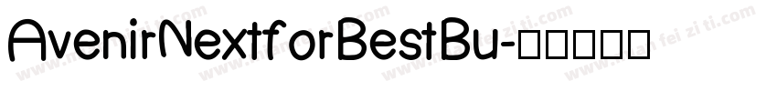 AvenirNextforBestBu字体转换