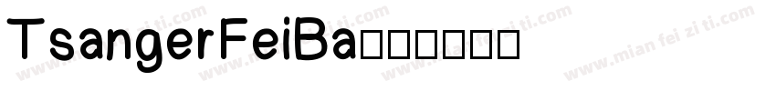 TsangerFeiBa字体转换