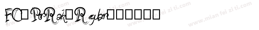 FC_PorRak_Regular字体转换