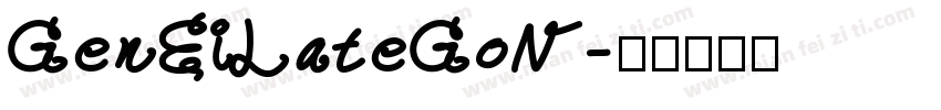 GenEiLateGoN字体转换