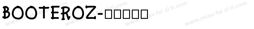 BOOTEROZ字体转换
