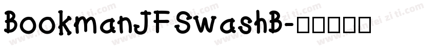 BookmanJFSwashB字体转换