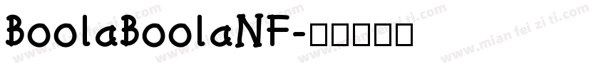 BoolaBoolaNF字体转换