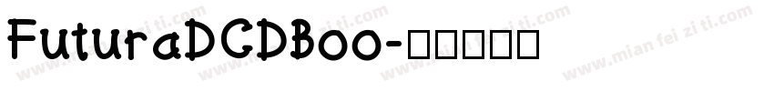 FuturaDCDBoo字体转换