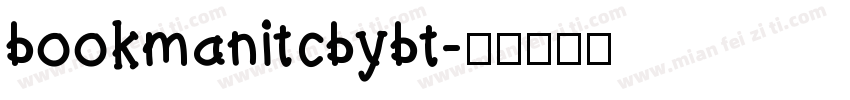 bookmanitcbybt字体转换