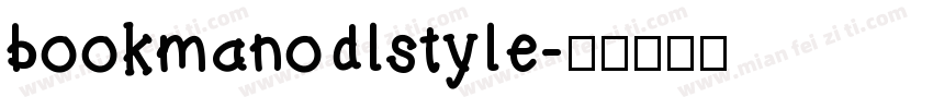 bookmanodlstyle字体转换