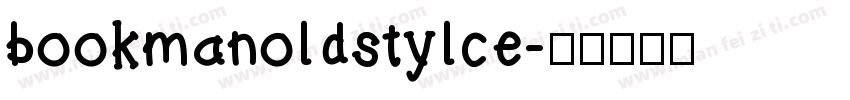 bookmanoldstylce字体转换