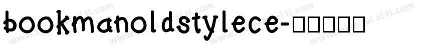 bookmanoldstylece字体转换