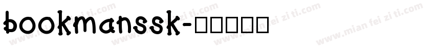 bookmanssk字体转换