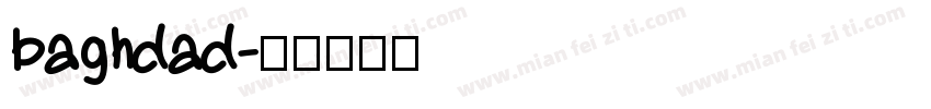 baghdad字体转换