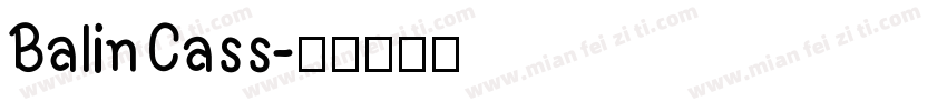 BalinCass字体转换