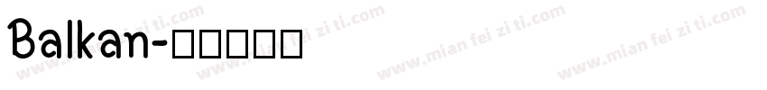 Balkan字体转换