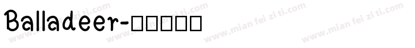 Balladeer字体转换