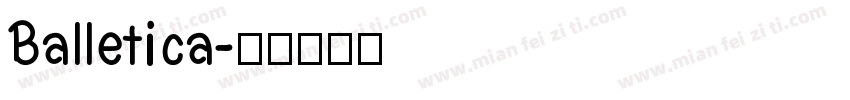 Balletica字体转换