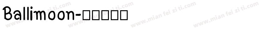 Ballimoon字体转换