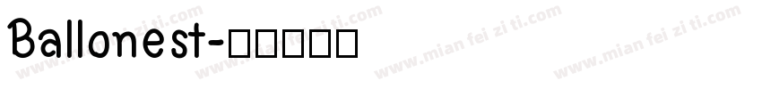 Ballonest字体转换