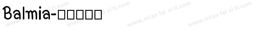 Balmia字体转换