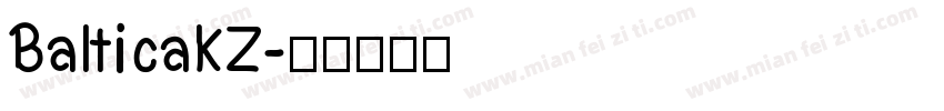 BalticaKZ字体转换