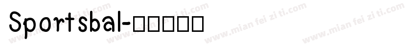 Sportsbal字体转换