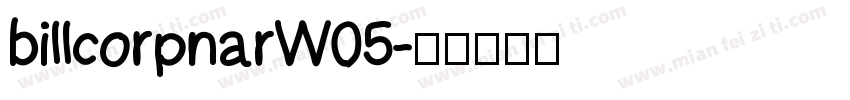 billcorpnarW05字体转换