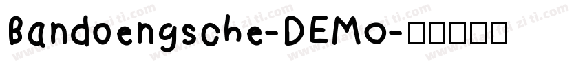 Bandoengsche-DEMO字体转换