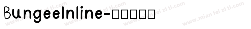 Bungeelnline字体转换