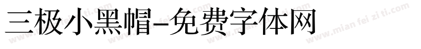 三极小黑帽字体转换