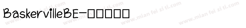 BaskervilleBE字体转换