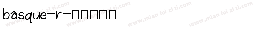 basque-r字体转换