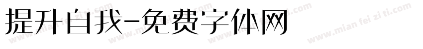 提升自我字体转换