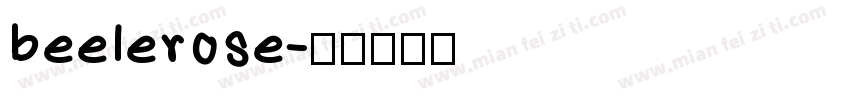 beelerose字体转换