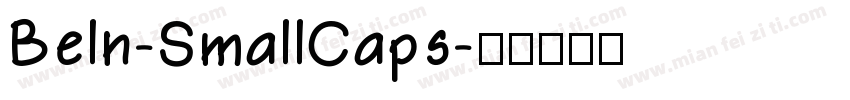 Beln-SmallCaps字体转换