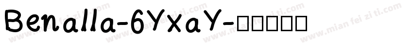 Benalla-6YxaY字体转换