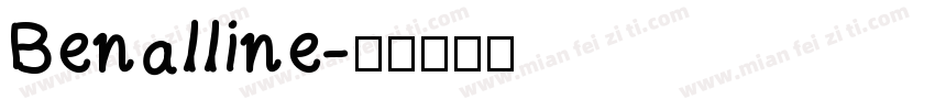 Benalline字体转换