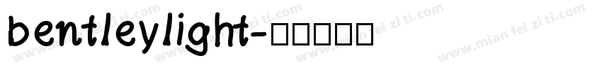 bentleylight字体转换