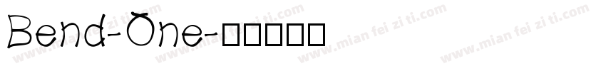 Bend-One字体转换
