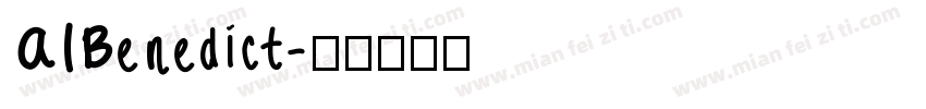 AIBenedict字体转换