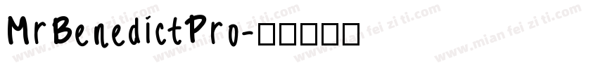 MrBenedictPro字体转换