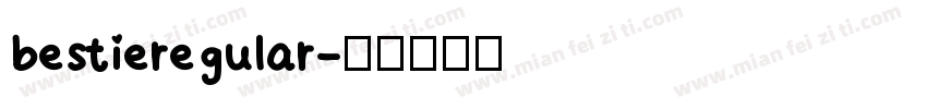 bestieregular字体转换