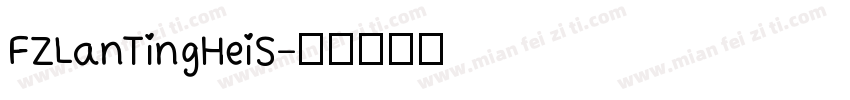 FZLanTingHeiS字体转换
