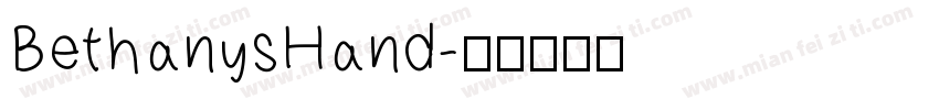 BethanysHand字体转换