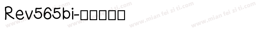 Rev565bi字体转换