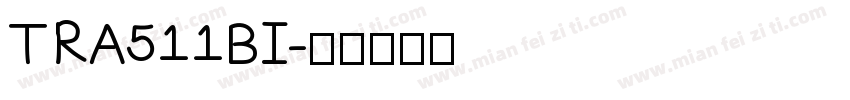 TRA511BI字体转换