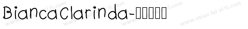 BiancaClarinda字体转换