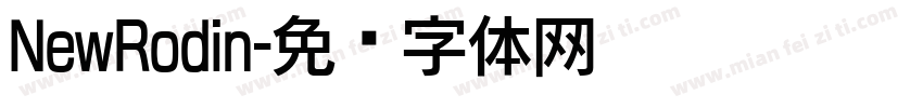 NewRodin字体转换